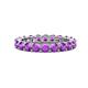 1 - Joyce 4.00 mm Amethyst Eternity Band 