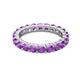 2 - Joyce 4.00 mm Amethyst Eternity Band 