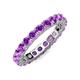 3 - Joyce 4.00 mm Amethyst Eternity Band 