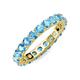 3 - Joyce 4.00 mm Blue Topaz Eternity Band 