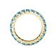 4 - Joyce 4.00 mm Blue Topaz Eternity Band 