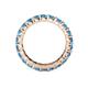 4 - Joyce 4.00 mm Blue Topaz Eternity Band 