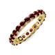 3 - Joyce 4.00 mm Red Garnet Eternity Band 