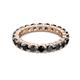 2 - Joyce 4.00 mm Black Diamond Eternity Band 