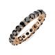 3 - Joyce 4.00 mm Black Diamond Eternity Band 