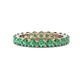 1 - Joyce 4.00 mm Emerald Eternity Band 