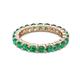 2 - Joyce 4.00 mm Emerald Eternity Band 