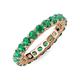 3 - Joyce 4.00 mm Emerald Eternity Band 