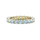 1 - Joyce 4.00 mm Aquamarine Eternity Band 