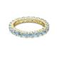 2 - Joyce 4.00 mm Aquamarine Eternity Band 