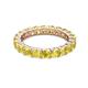 2 - Joyce 4.00 mm Yellow Sapphire Eternity Band 