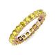 3 - Joyce 4.00 mm Yellow Sapphire Eternity Band 
