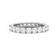 1 - Joyce 4.00 mm White Sapphire Eternity Band 