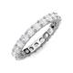 3 - Joyce 4.00 mm White Sapphire Eternity Band 