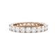 1 - Joyce 4.00 mm White Sapphire Eternity Band 