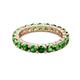 2 - Joyce 4.00 mm Green Garnet Eternity Band 