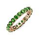 3 - Joyce 4.00 mm Green Garnet Eternity Band 