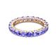2 - Joyce 4.00 mm Tanzanite Eternity Band 