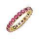 3 - Joyce 4.00 mm Pink Tourmaline Eternity Band 
