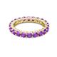 2 - Joyce 4.00 mm Amethyst Eternity Band 