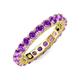3 - Joyce 4.00 mm Amethyst Eternity Band 