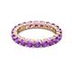 2 - Joyce 4.00 mm Amethyst Eternity Band 