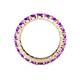 4 - Joyce 4.00 mm Amethyst Eternity Band 