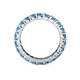 4 - Joyce 4.00 mm Blue Topaz Eternity Band 
