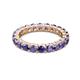 2 - Joyce 4.00 mm Iolite Eternity Band 