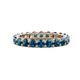 1 - Joyce 4.00 mm Blue Diamond Eternity Band 