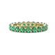 1 - Joyce 4.00 mm Emerald Eternity Band 