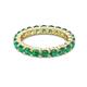 2 - Joyce 4.00 mm Emerald Eternity Band 