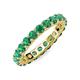 3 - Joyce 4.00 mm Emerald Eternity Band 