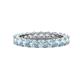 1 - Joyce 4.00 mm Aquamarine Eternity Band 