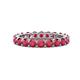 1 - Joyce 4.00 mm Ruby Eternity Band 