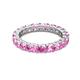2 - Joyce 4.00 mm Pink Sapphire Eternity Band 