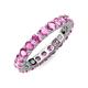 3 - Joyce 4.00 mm Pink Sapphire Eternity Band 