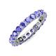 3 - Joyce 4.00 mm Tanzanite Eternity Band 