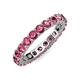 3 - Joyce 4.00 mm Pink Tourmaline Eternity Band 