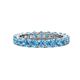 1 - Joyce 4.00 mm Blue Topaz Eternity Band 