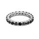 2 - Joyce 4.00 mm Black Diamond Eternity Band 
