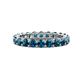 1 - Joyce 4.00 mm Blue Diamond Eternity Band 