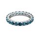 2 - Joyce 4.00 mm Blue Diamond Eternity Band 