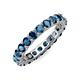 3 - Joyce 4.00 mm Blue Diamond Eternity Band 