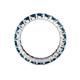 4 - Joyce 4.00 mm Blue Diamond Eternity Band 