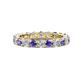 1 - Joyce 4.00 mm Iolite and Diamond Eternity Band 