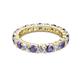 2 - Joyce 4.00 mm Iolite and Diamond Eternity Band 