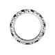 4 - Joyce 4.00 mm Black and White Diamond Eternity Band 
