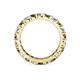 4 - Joyce 4.00 mm Smoky Quartz and Diamond Eternity Band 