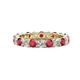 1 - Joyce 4.00 mm Ruby and Diamond Eternity Band 
